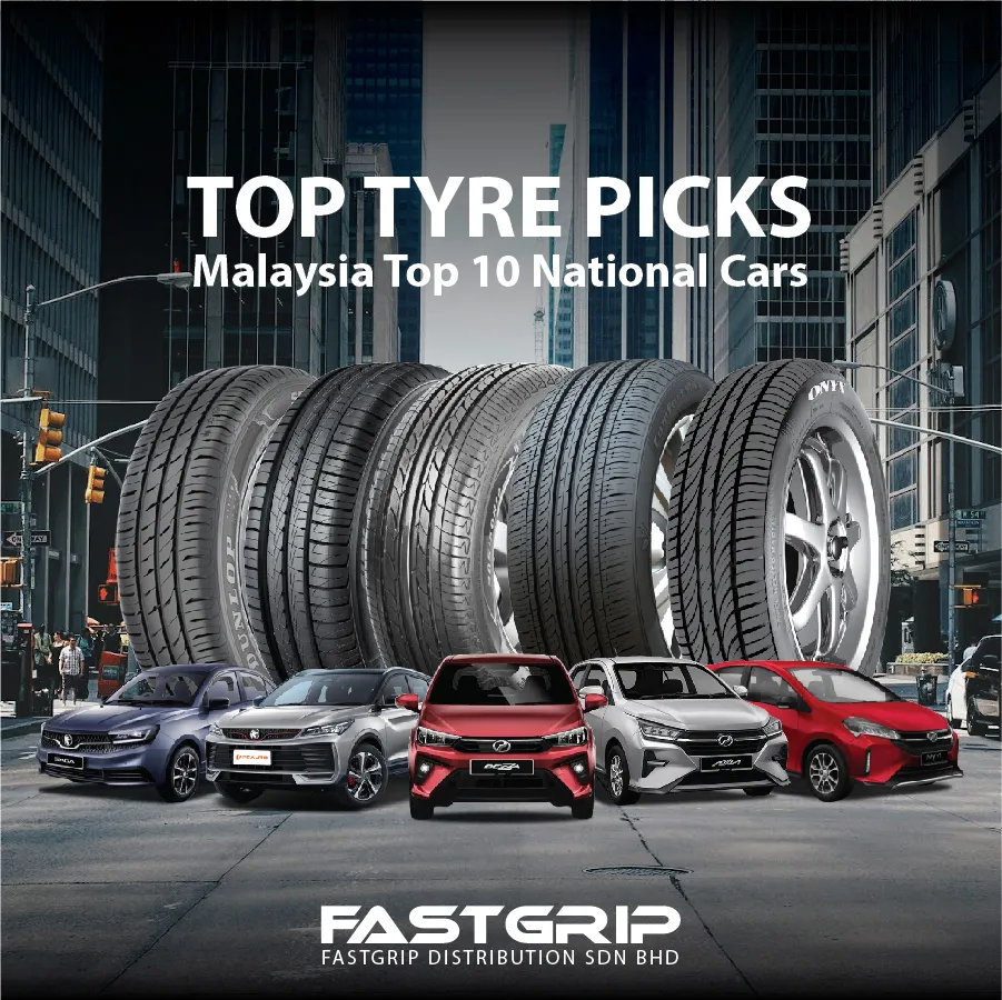Top Tyre Picks for Malaysia’s 2025 Top 10 Best-Selling National Cars