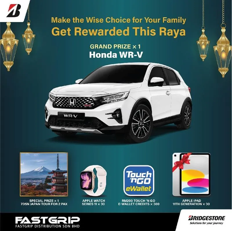 Drive Home a Winner: Bridgestone's Massive Raya Giveaway